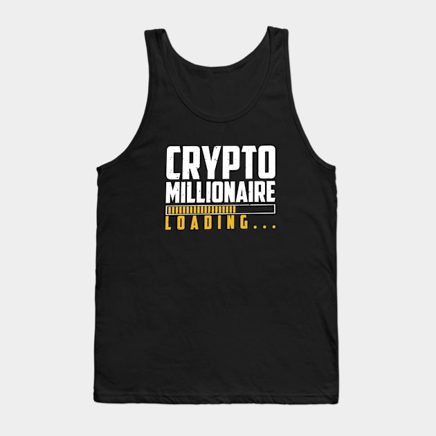 crypto millionaire loading Tank Top by kakimonkey